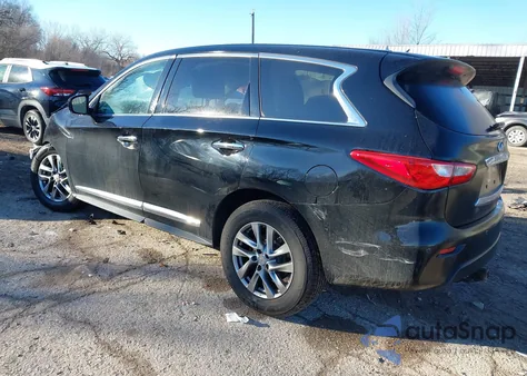 2013 Infiniti Jx35 z USA, uszkodzony, nr VIN 5N1AL0MM9DC317526